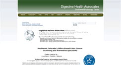 Desktop Screenshot of digestivehealth.net