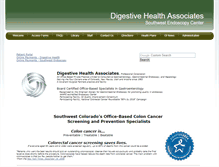 Tablet Screenshot of digestivehealth.net